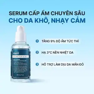 Công dụng serum dưỡng ẩm Klairs Rich Moist Soothing Serum