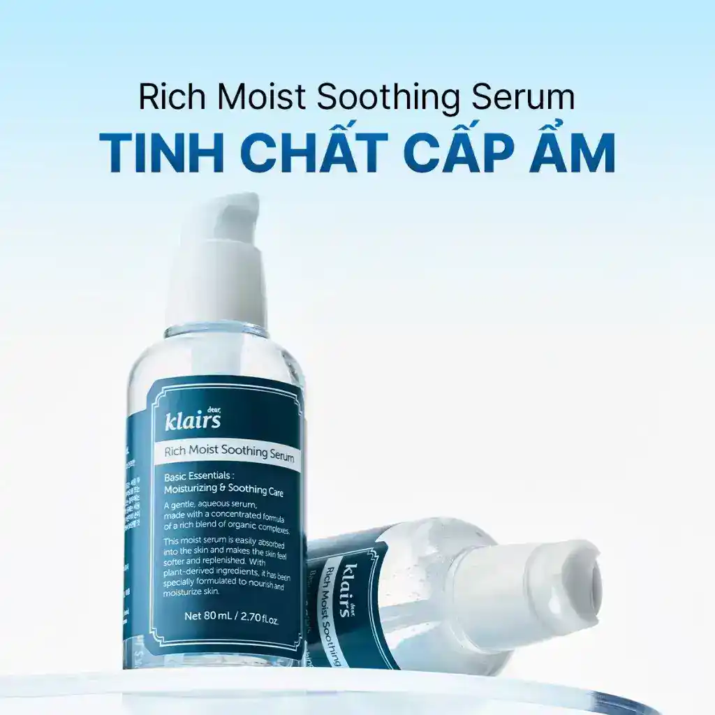 serum dưỡng ẩm Klairs Rich Moist Soothing Serum 80ml serum dưỡng ẩm Klairs Rich Moist Soothing Serum 80ml