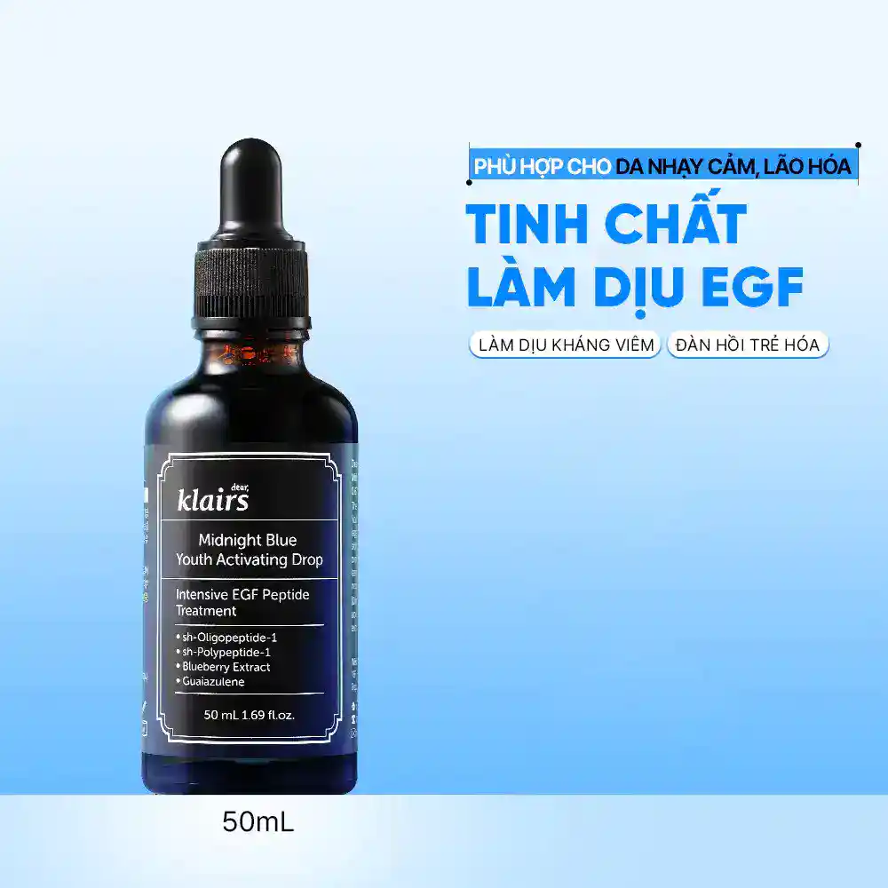 Tinh chất dưỡng da Klairs Midnight BLue Youth Activating Drop 20ml